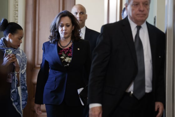 Image: Kamala Harris , Cory Booker, Dick Durban