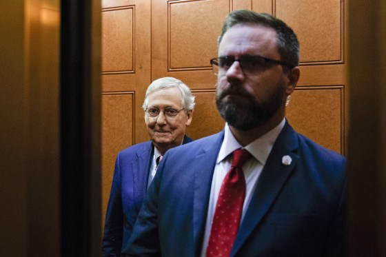 Image: The Senate confirms Supreme Court nominee Judge Brett Kavanaugh.