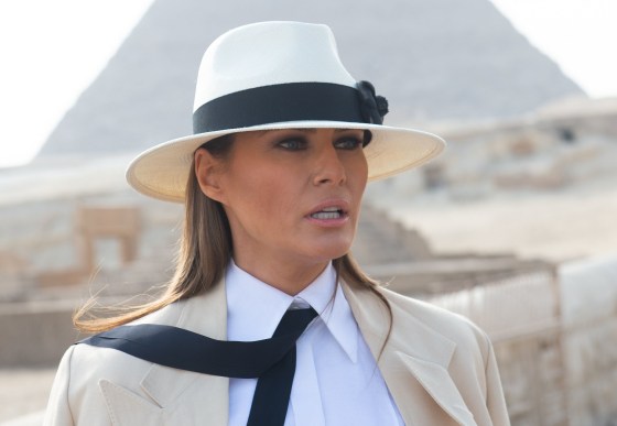 Image: EGYPT-US-DIPLOMACY-MELANIA