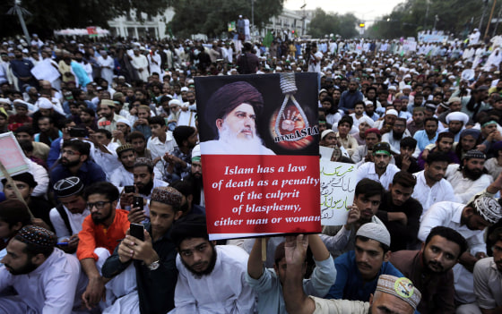 Image: Pakistan blasphemy protest