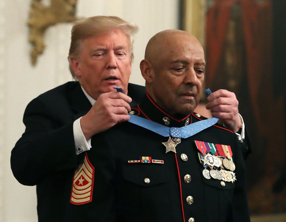 Image: Marine Sgt Maj John Canley Awarded Medal Of Honor For Conspicuous Gallantry In Vietnam