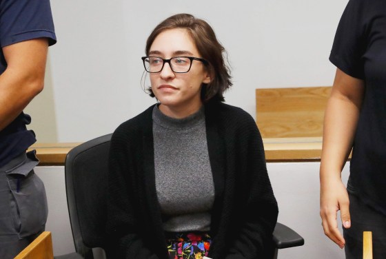 Image: U.S. student Lara Alqasem sits for a hearing at the Tel Aviv district Court