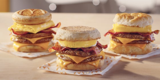 McDonald's unveils new breakfast sandwich Triple Breakfast Stacks