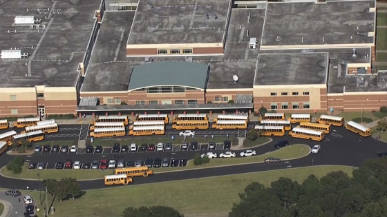 Trickum Middle School in Lilburn, Georgia where the principal said a student was taken into custody after stabbing a teacher during class