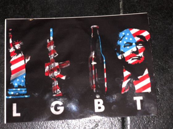 Image: antigay LGBT flyers being sent to gay bars in Nashville
