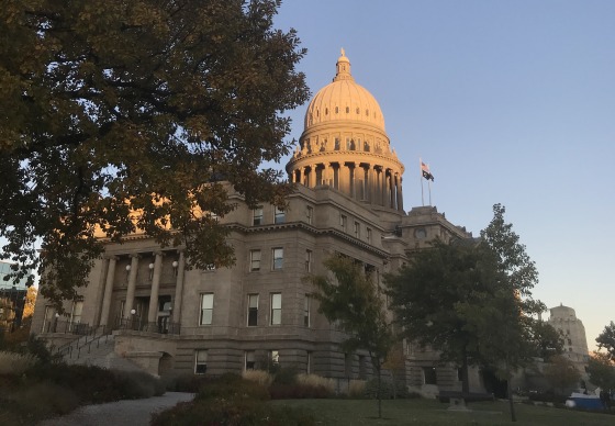 The State Capitol building in Boise, Idaho