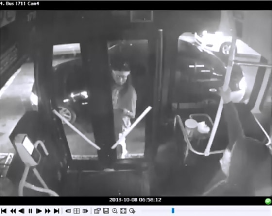 The male in the bus surveillance video is being considered a person of interest in the death of Kelsey Quayle.