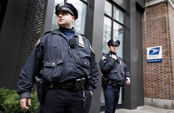 Image: Suspicious package found in New York postal facility