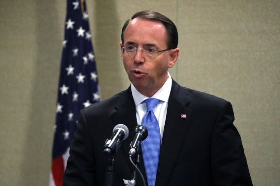 Deputy U.S. Attorney Rosenstein participates in roundtable discussion on hate crimes in Washington