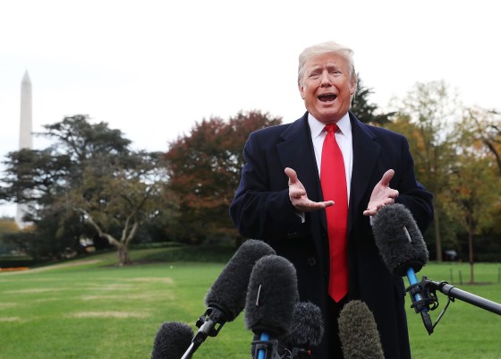 Image: President Trump Departs The White House