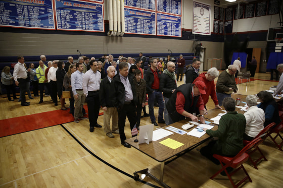 Image: A polling place in Doylestown, Pennsylvania