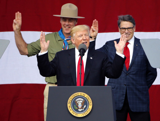 Donald Trump, Rick Perry, Ryan Zinke