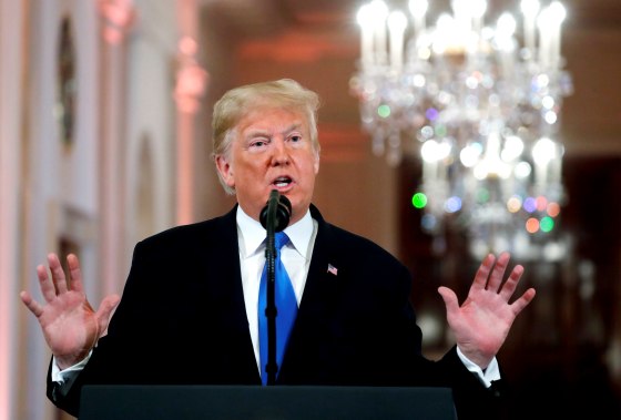 President Trump speaks at the White House