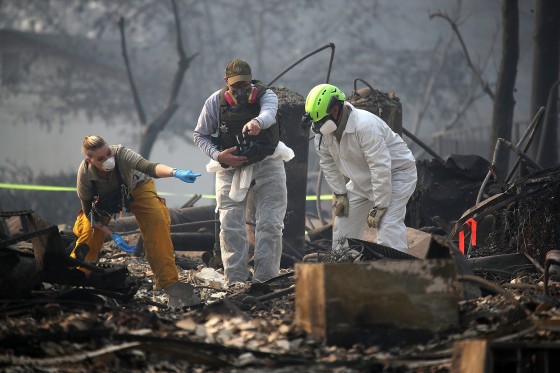 Image: California Town Of Paradise Devastated By The Camp Fire Continues Search And Recovery Efforts
