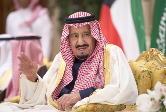 Image: Saudi Arabia's king Salman bin Abdulaziz Al Saud in Kuwait