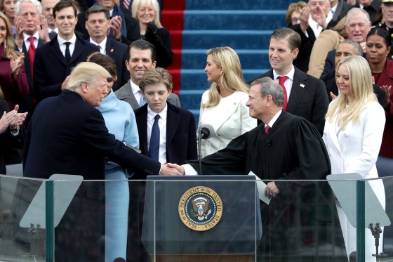 Donald Trump Is Sworn In As 45th President Of The United States