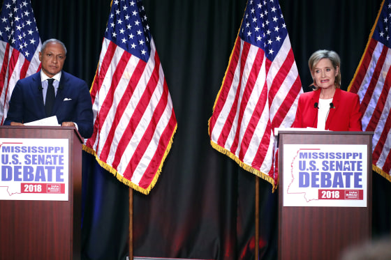 Image: Mike Espy and Cindy Hyde-Smith