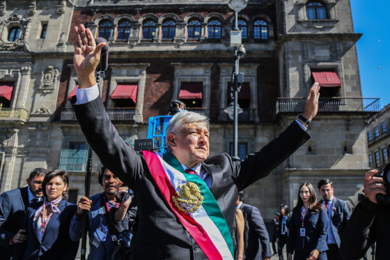 Image: Investiture of Mexican President-elect Andres Manuel Lopez Obrador in Mexico City