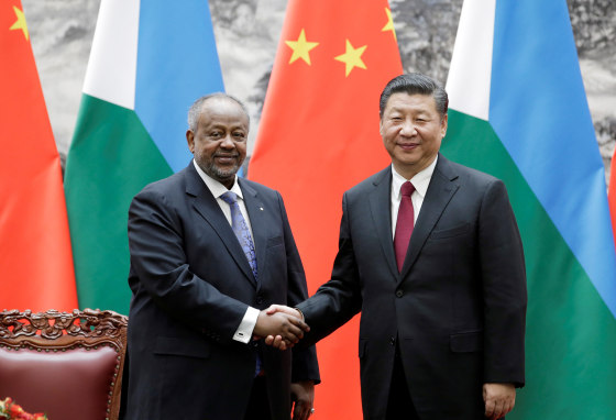 Image: Ismail Omar Guelleh Xi Jinping