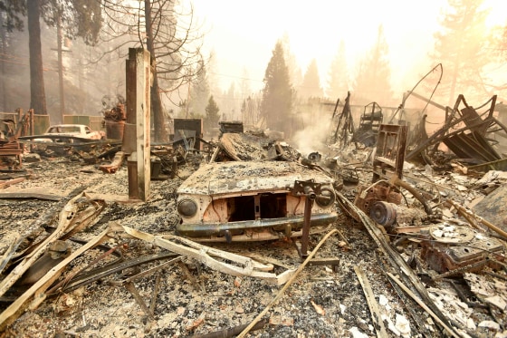 Camp Fire clean-up workers fired after posting insensitive photos with ...