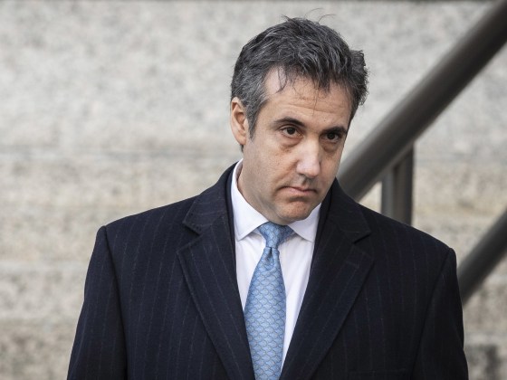 Image Michael Cohen former personal attorney to President Donald Trump exits federal court