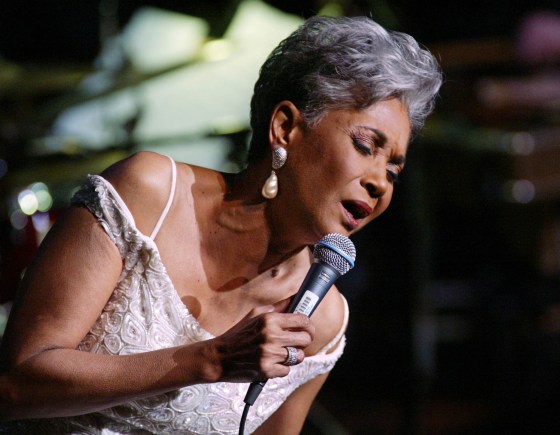 Image: Grammy Award winner and legendary vocalist Nancy Wilson performs at the Lincoln Center's Avery Fisher Hall in New York