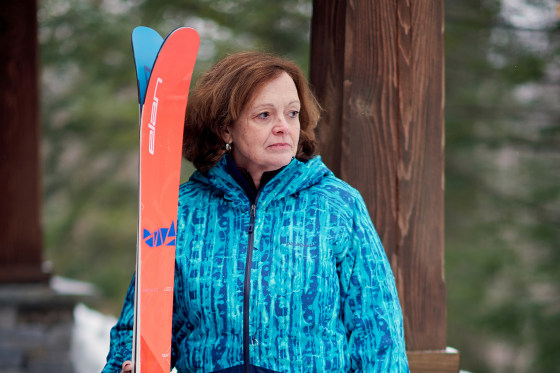 Image: Sarah Witter fractured two bones in her lower left leg while skiing in Vermont last February.