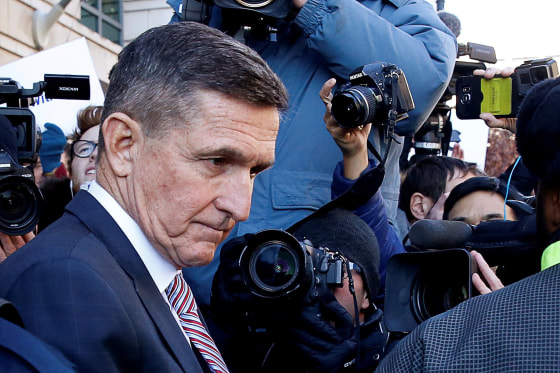 Image: Former U.S. national security adviser Flynn departs after sentencing hearing at U.S. District Court in Washington