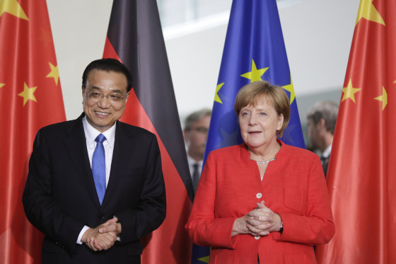 Image: Angela Merkel Li Keqiang