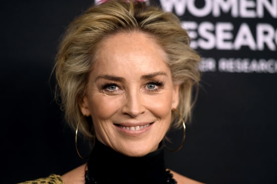 Image: Sharon Stone attends a gala in Beverly Hills, Calif., on Feb. 28, 2019.