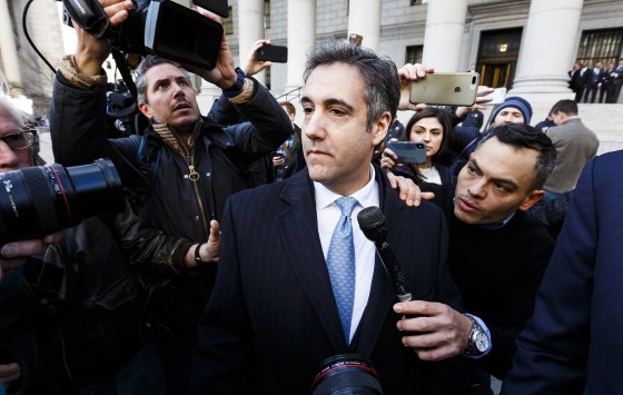 Image: Reports: New York prosecutors seek prison term for Michael Cohen