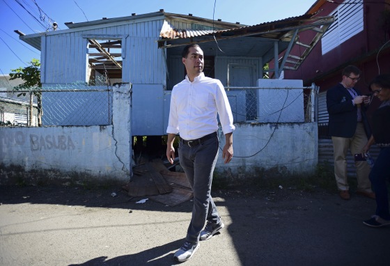 Image: Julian Castro in Puerto Rico