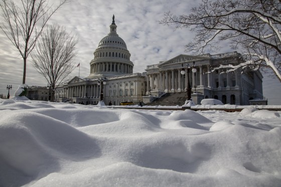 Image: The Capitol on the 24th day of the partial government shutdown on Jan. 14, 2019.