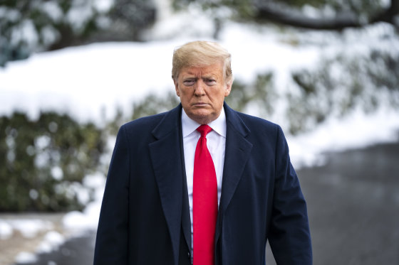 Image: US President Donald J. Trump speaks on shutdown, Russia investigation from White House