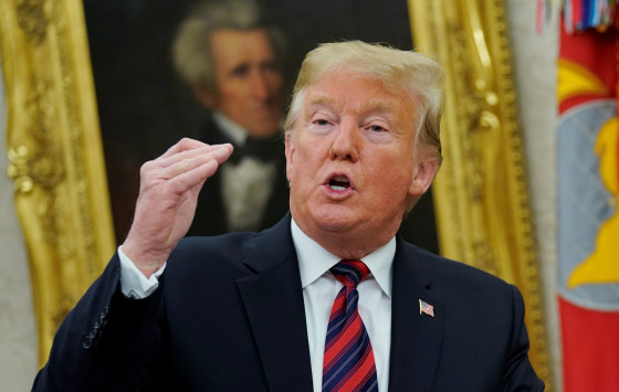 Image: President Donald Trump delivers remarks on the humanitarian crisis on the Southern border and the shutdown