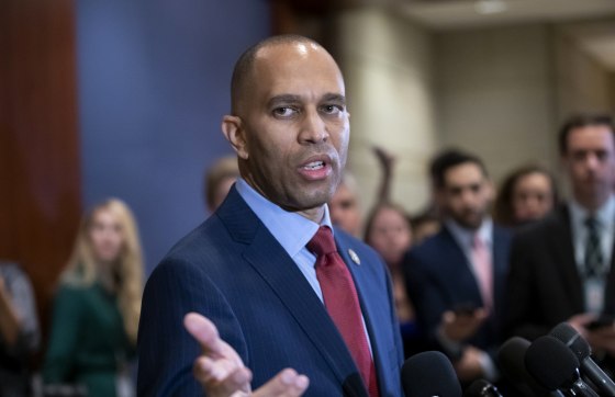 Image: Rep. Hakeem Jeffries speaks at the Capitol on Nov. 28, 2018.