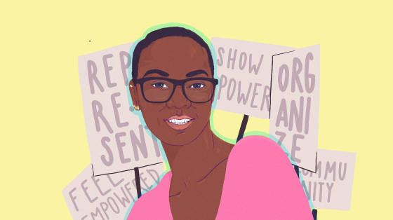 Illustration of Tiffany Loftin.