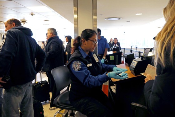 Image: Flights Into New York's Laguardia Halted Over Air Traffic Control Staffing Issues Related To Gov't Shutdown