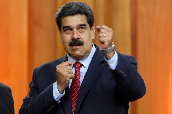 Image: Press conference of Nicolas Maduro in Caracas