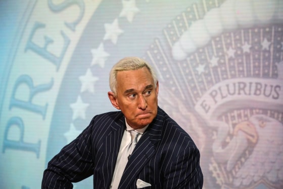 Image: Roger Stone at an interview in New York on May 12, 2017.