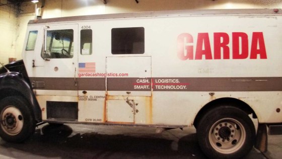 Image: The Garda armored truck was stolen by Mark Espinosa on Dec. 5, 2018.