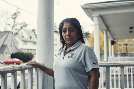 Victorina Morales at her home in Bound Brook, N.J.