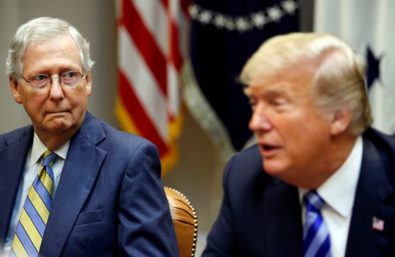 Image: Mitch McConnell Donald Trump