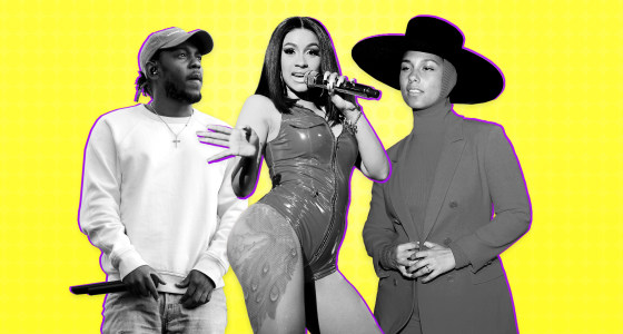 Image: Kendrick Lamar, Cardi B, Alicia Keys