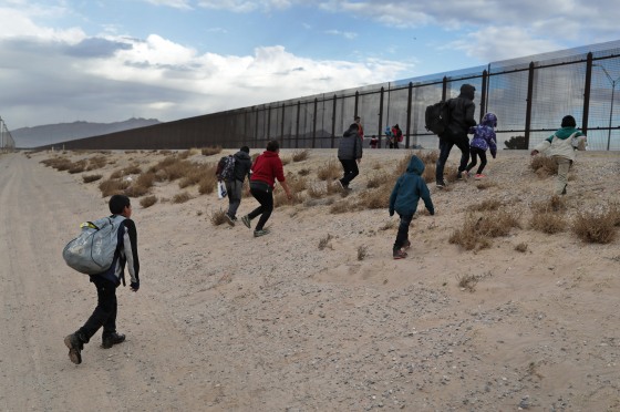 Image: U.S. Customs And Border Patrol Agents Patrol Border In El Paso, TX