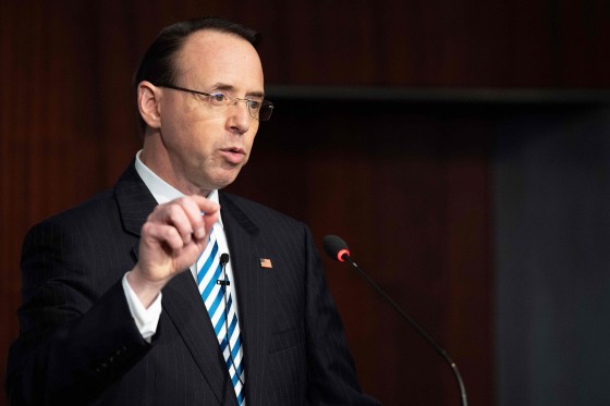 Rosenstein seems to lower hopes for what public will see of Mueller report