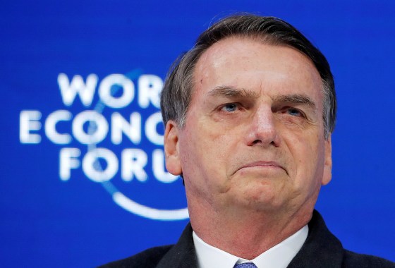 Image: Jair Bolsonaro, 2019 World Economic Forum (WEF) annual meeting in Davos