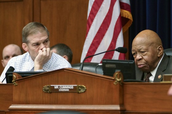 Image: Jim Jordan, Elijah Cummings