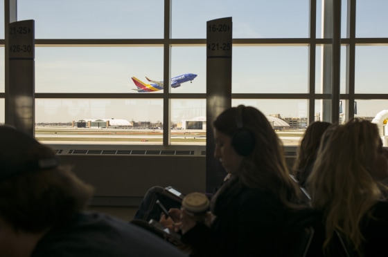 Southwest Airlines Plane Takes Off From Chicago's Midway International Airport