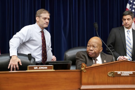 Image: Jim Jordan, Elijah Cummings